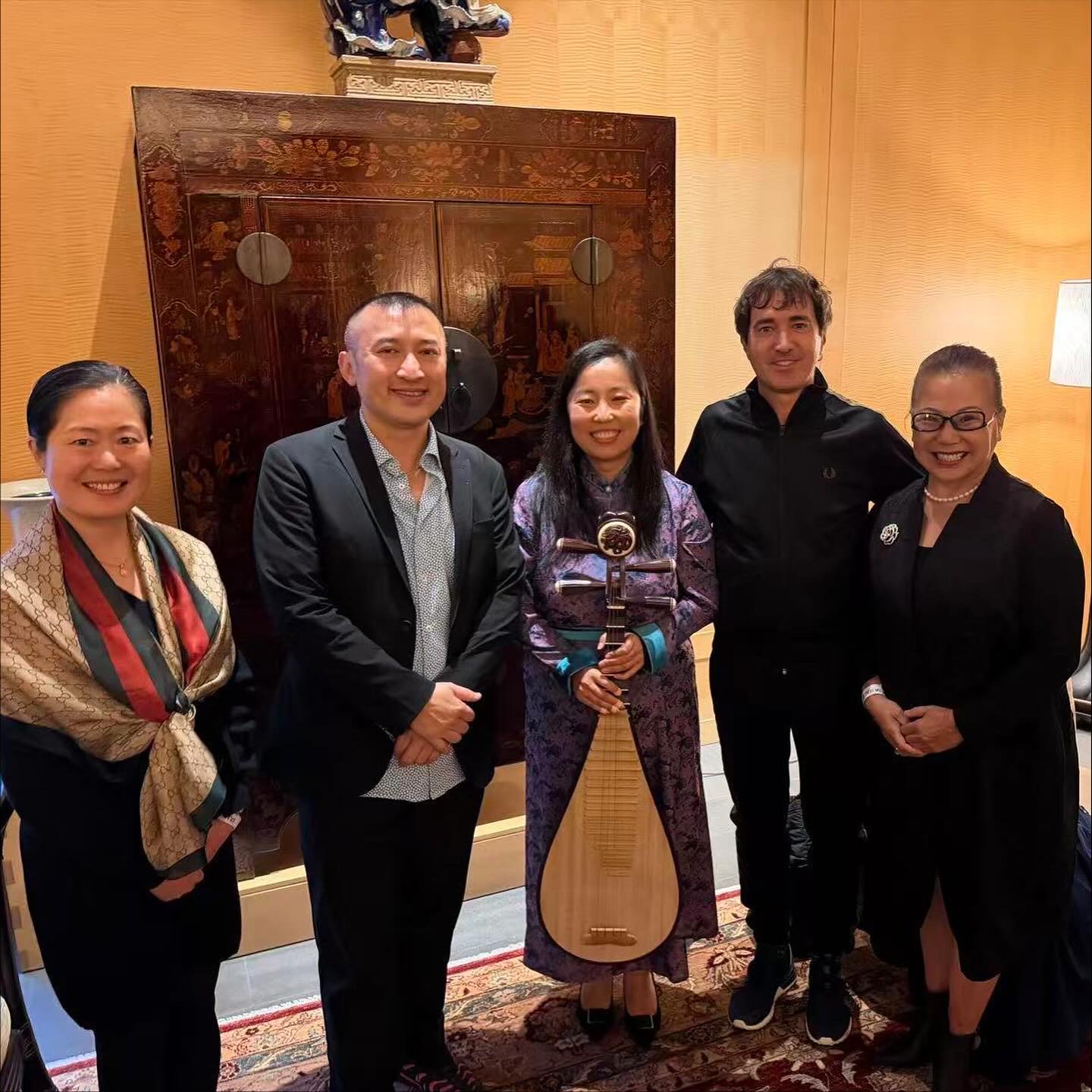 Lu Liu with Mercury Soul collaborators