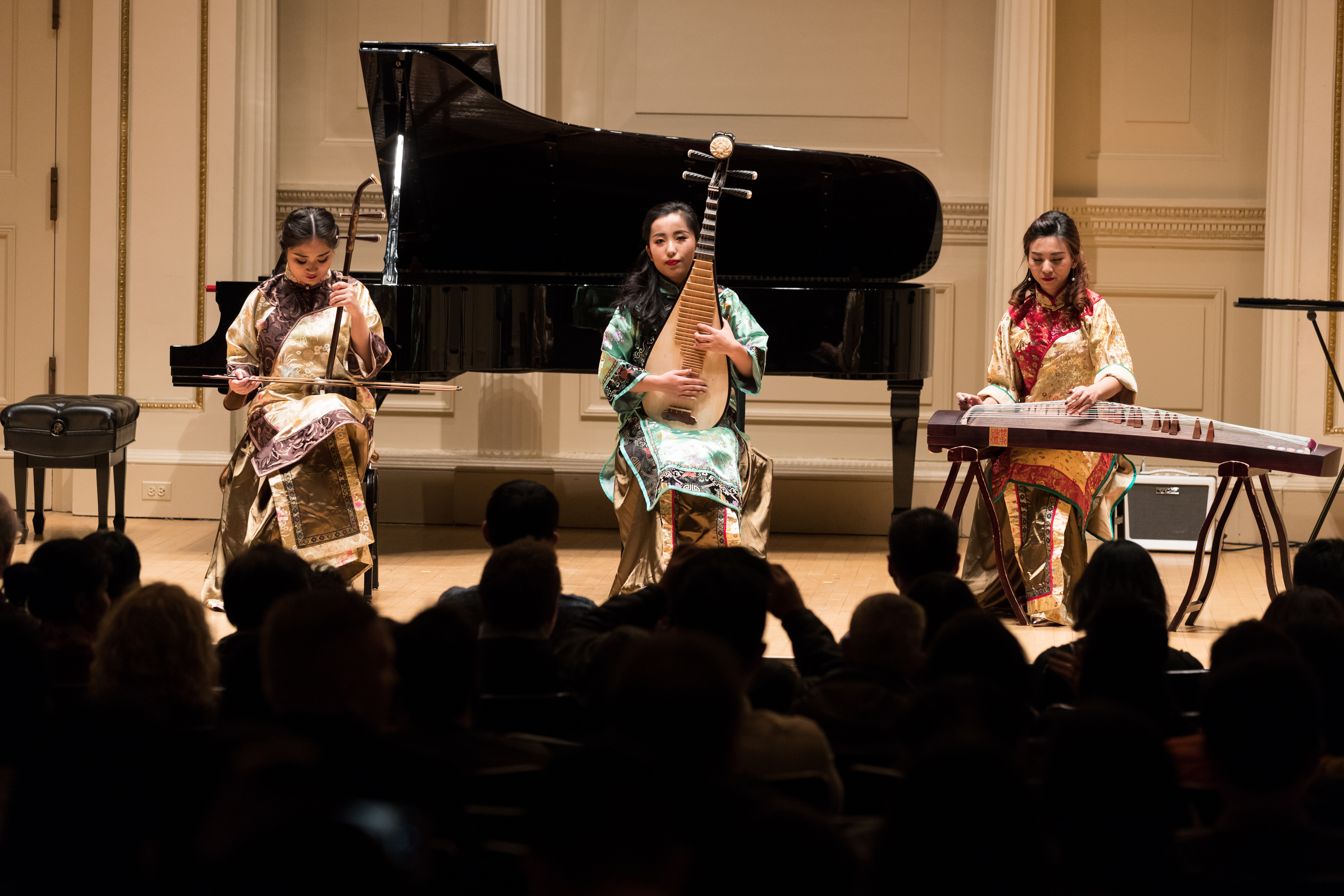 Lu Liu performing at Carnegie Hall
