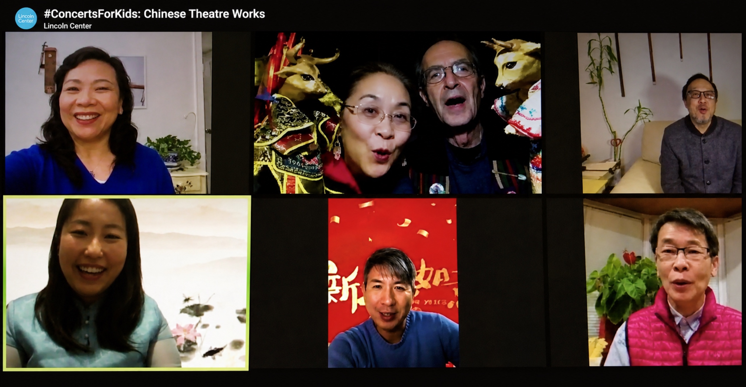 Lincoln Center virtual performance featuring the Hao Bang-ah Ox! cast