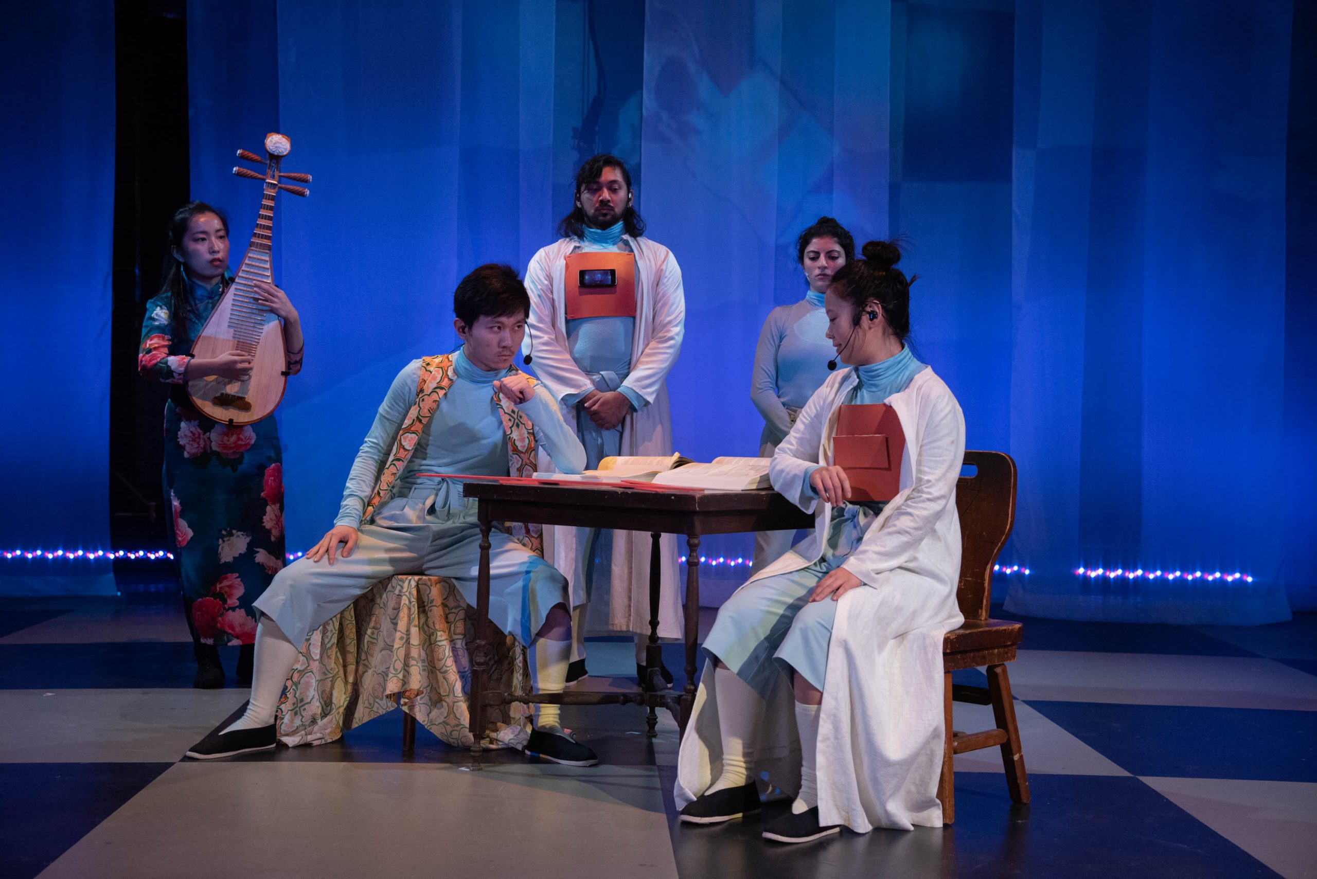Lu Liu performing pipa in The Talmud